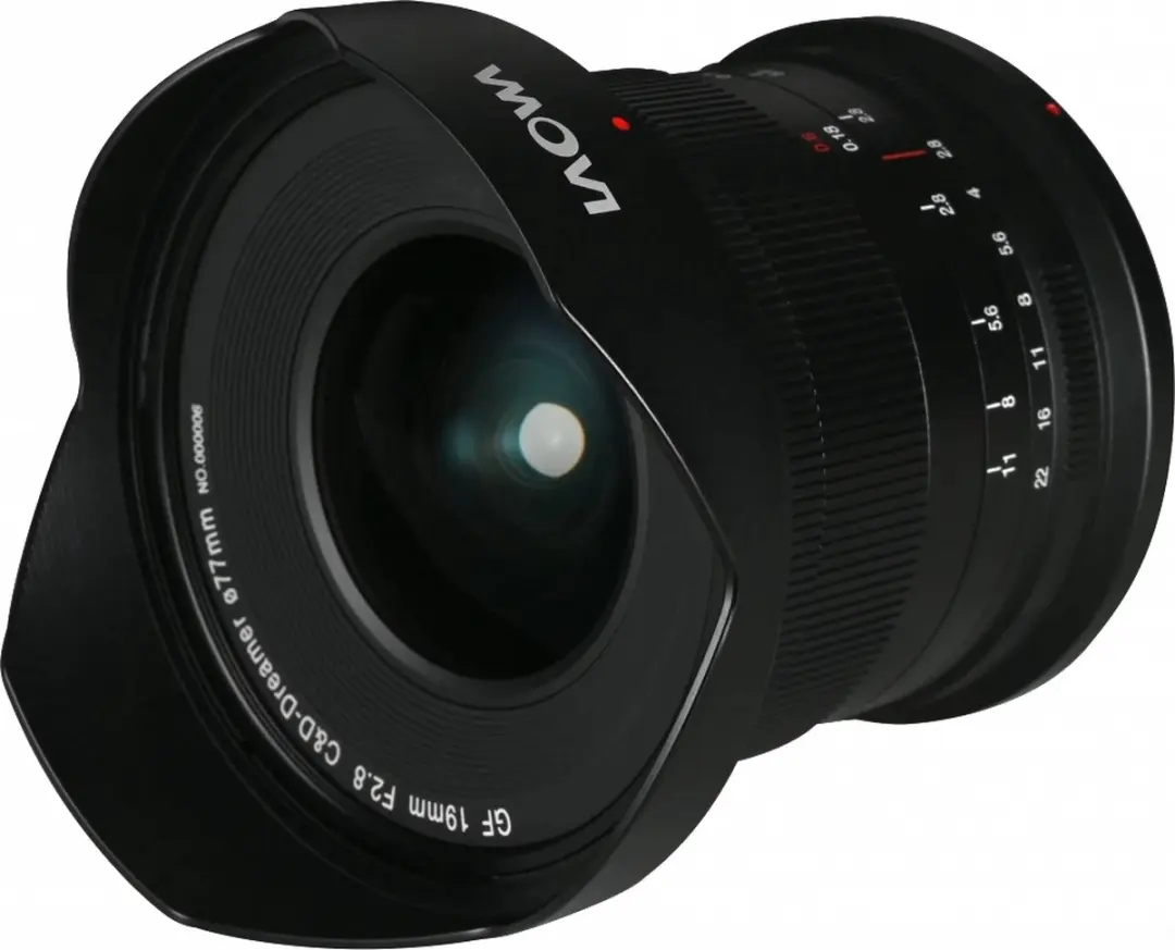 LAOWA Fujifilm GFX 19mm f/2.8 Zero-D - 77mm - Zwart