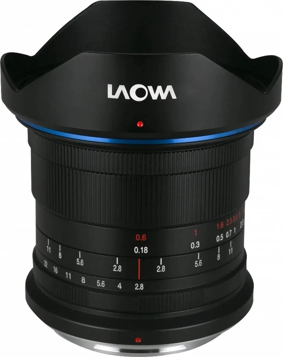 LAOWA Fujifilm GFX 19mm f/2.8 Zero-D - 77mm - Zwart