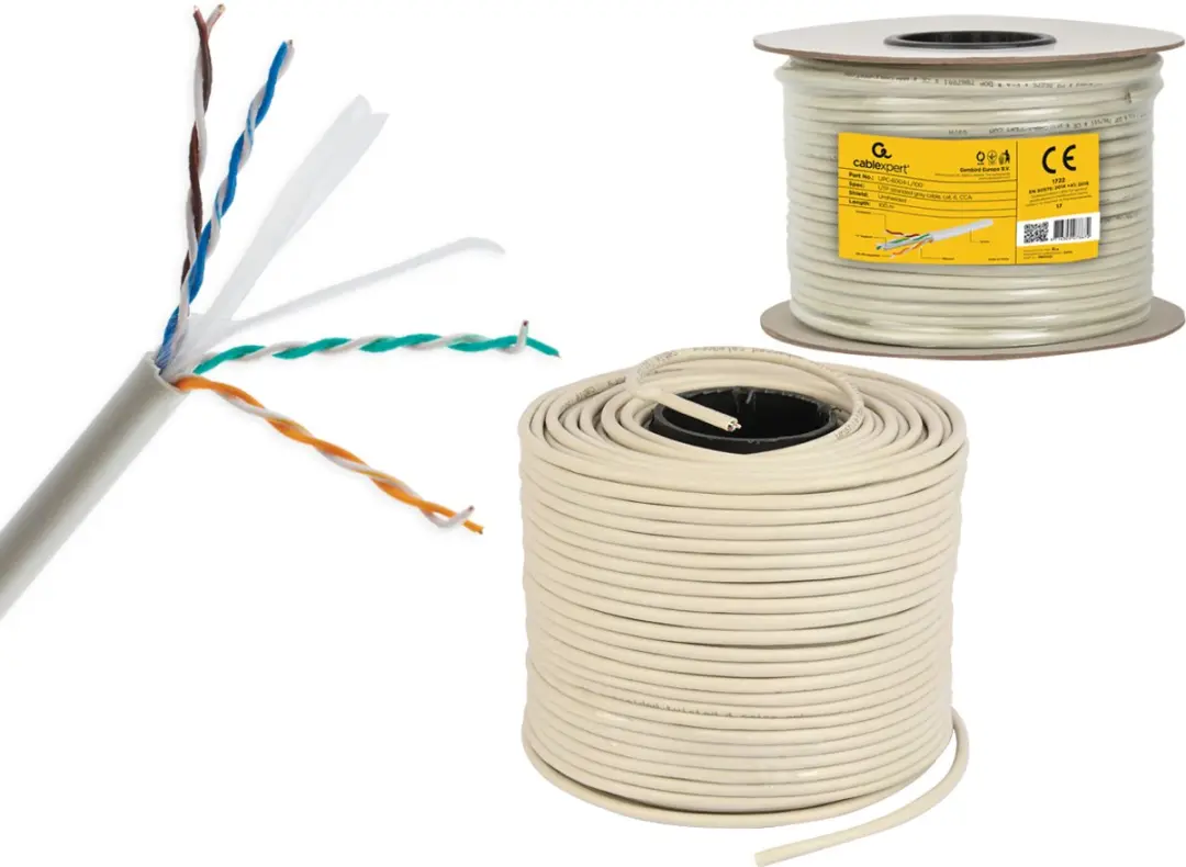 Cablexpert UTP Cat6 CCA Kabel 100m - Grijs