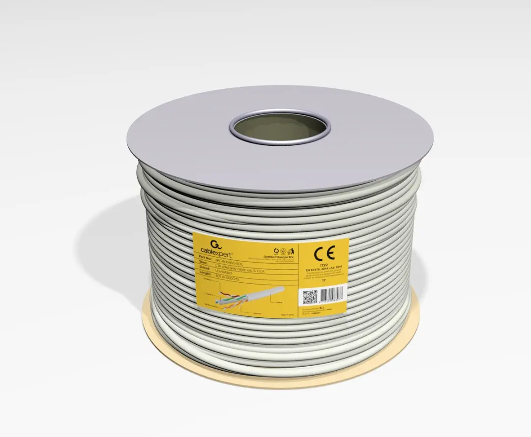 Cablexpert UTP Cat6 CCA Kabel 100m - Grijs