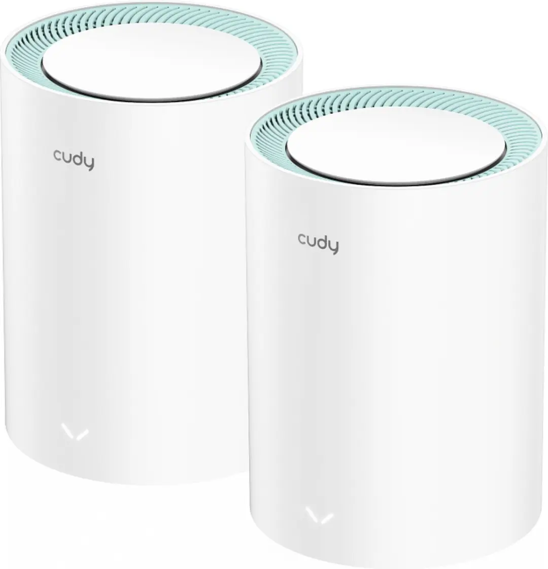 Cudy M1300 2-Pack Mesh-WiFi Systeem - Dual-band Wi-Fi 5 - Wit