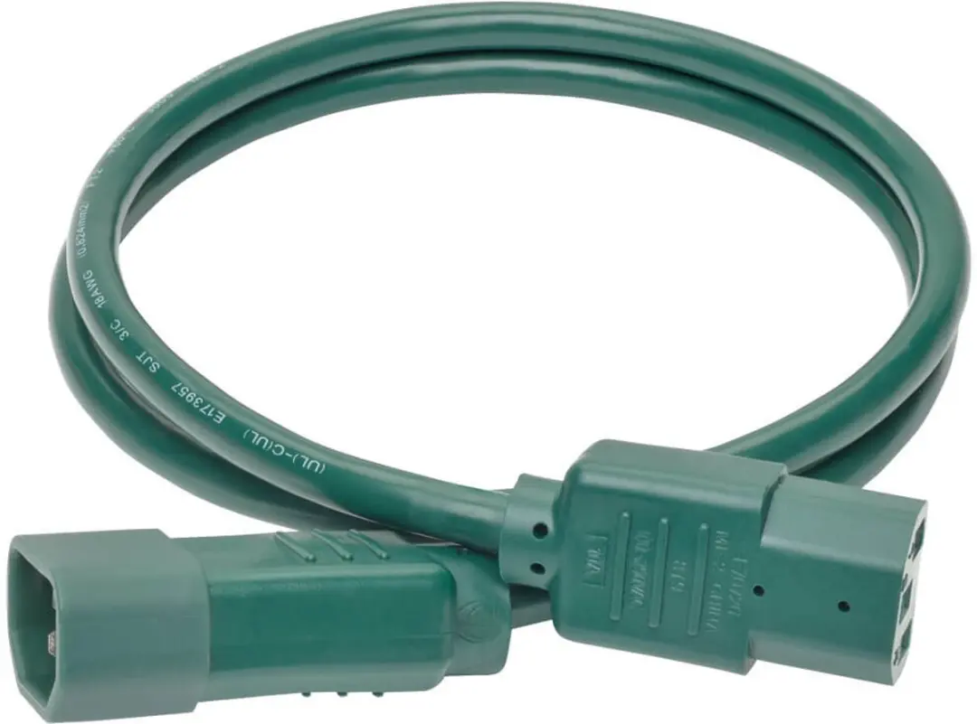Tripp Lite P004-003-AGN Snoer Groen 0,9m C13-C14