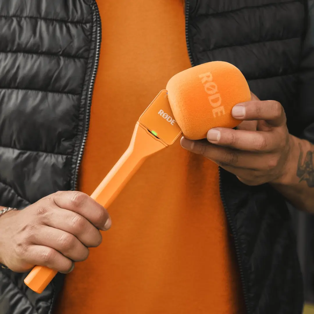 RØDE Interview GO Handadapter - Oranje