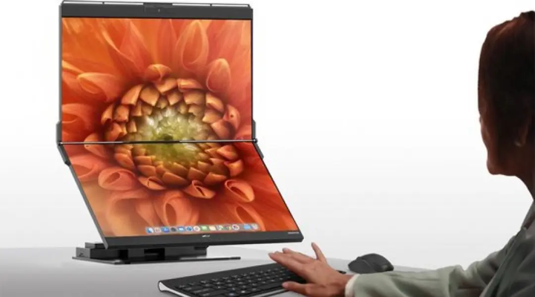 Mobile Pixels Geminos X Dubbele 24 Inch Monitor - 2K Touchscreen - 10-in-1 Dock