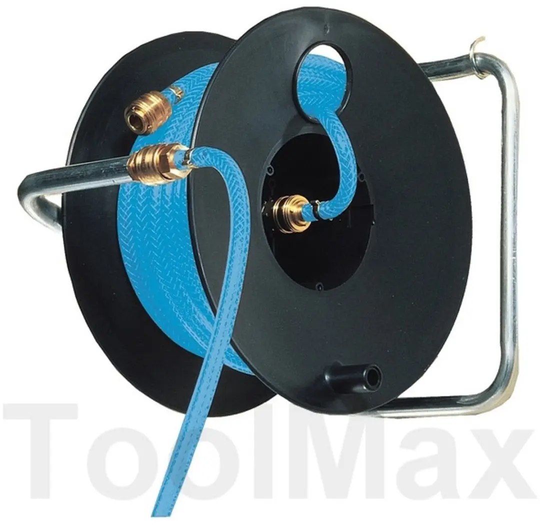 Brennenstuhl Profi Perslucht Slanghaspel 20m - Ø6/12mm - Blauw/Zwart/Zilver