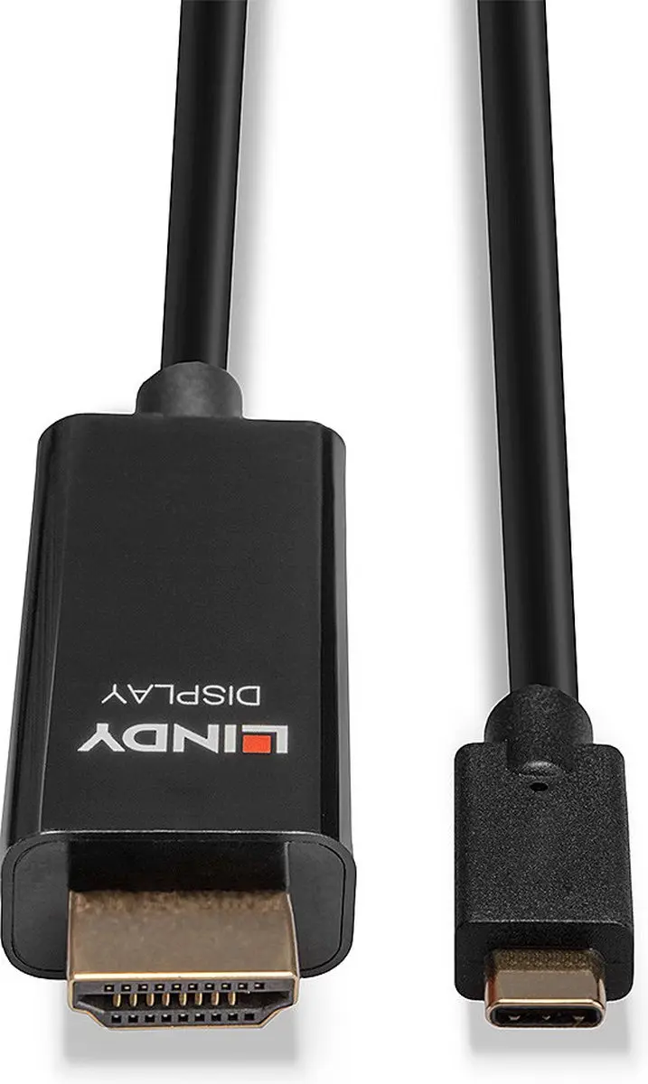 Lindy 43315 USB-C naar HDMI Kabel 5m - 4K UHD - Zwart - afbeelding 6 van 6