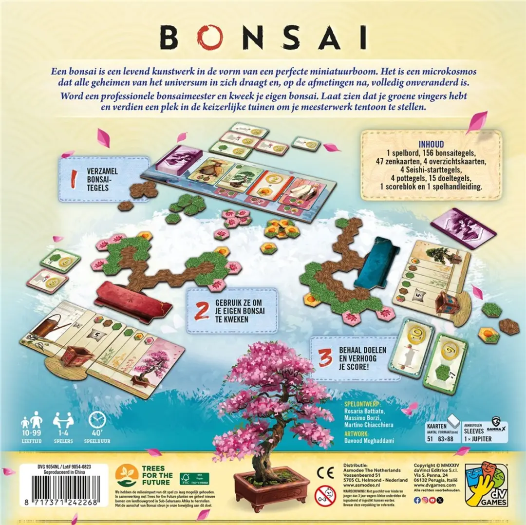 Bonsai Nederlandstalig Bordspel DVG 9054NL - 1-4 Spelers