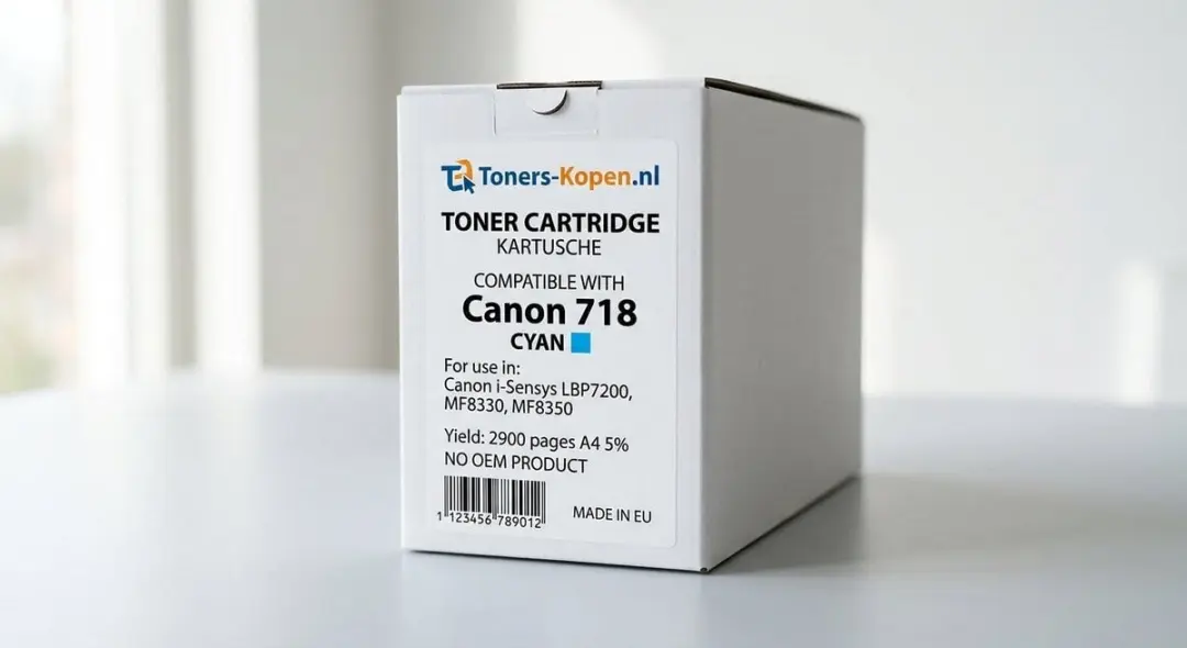 Canon 718C Toner Cyaan 2900 Pagina's - o.a. LBP-7200cdn/MF-8340cdn