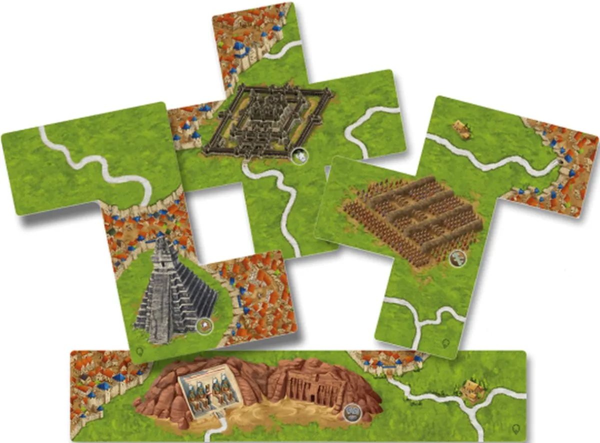 999 Games Carcassonne Mini Uitbreiding Wonderen van de Mensheid II