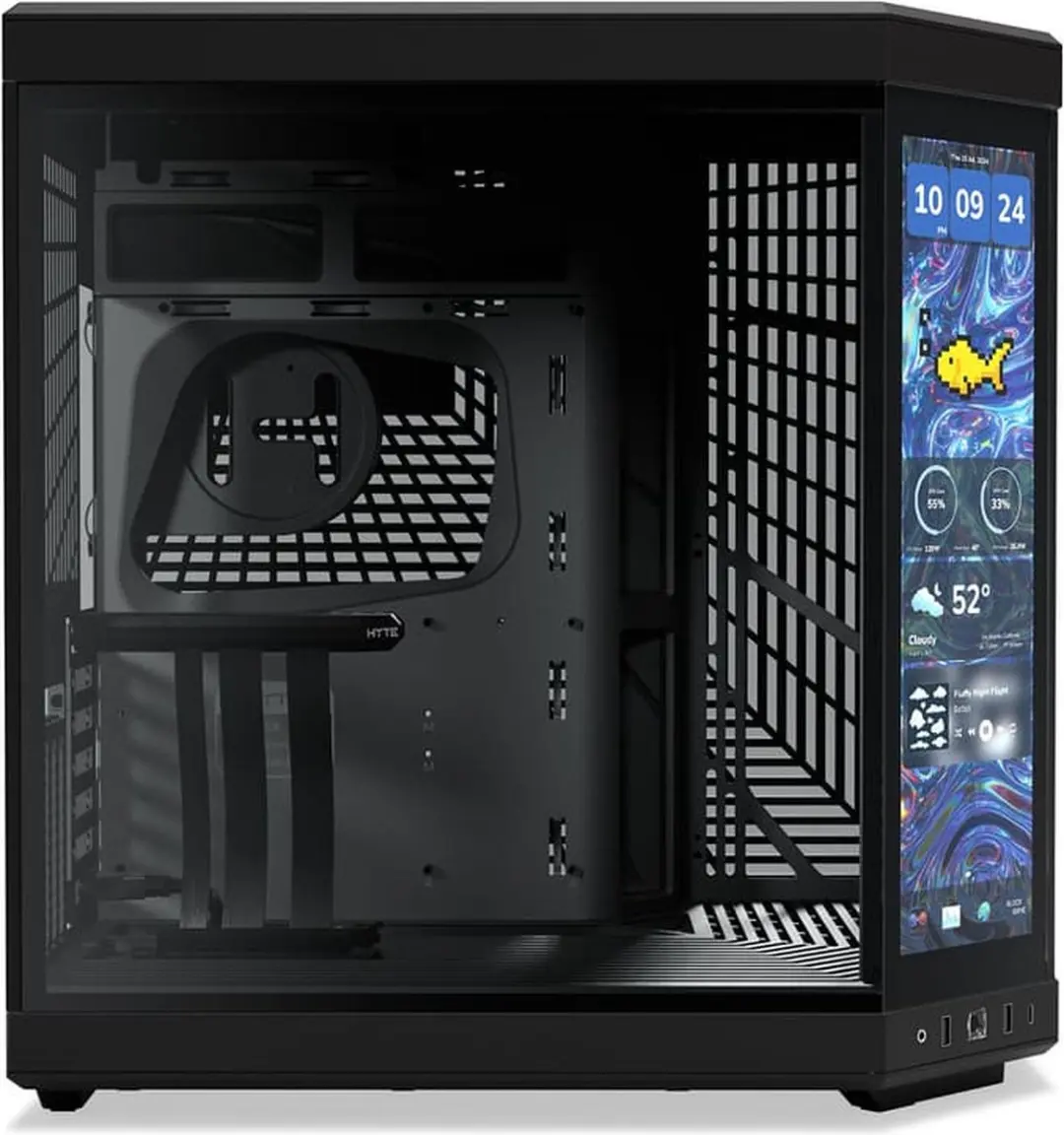 HYTE Y70 Touch Infinite Geval - CS-HYTE-Y70TTI-BB - Zwart
