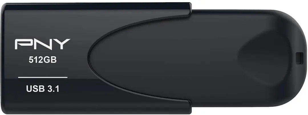 PNY Attaché 4 USB-Stick 512GB - Zwart