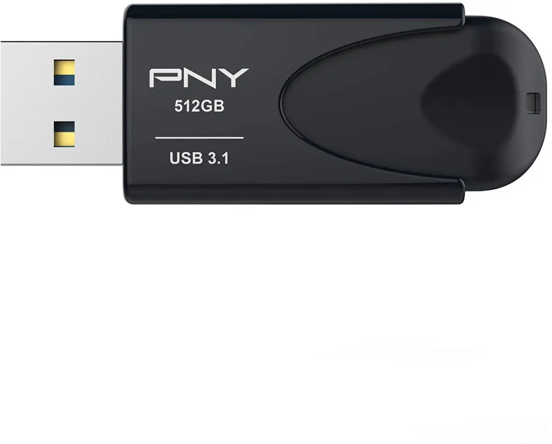 PNY Attaché 4 USB-Stick 512GB - Zwart