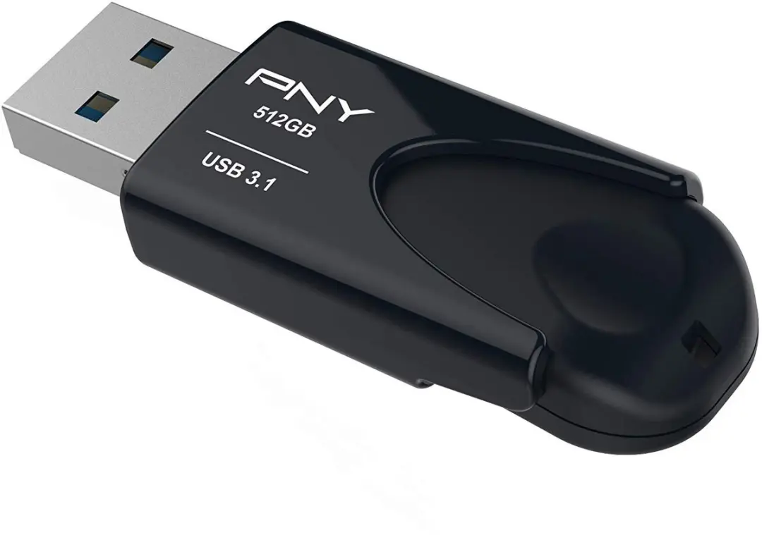 PNY Attaché 4 USB-Stick 512GB - Zwart