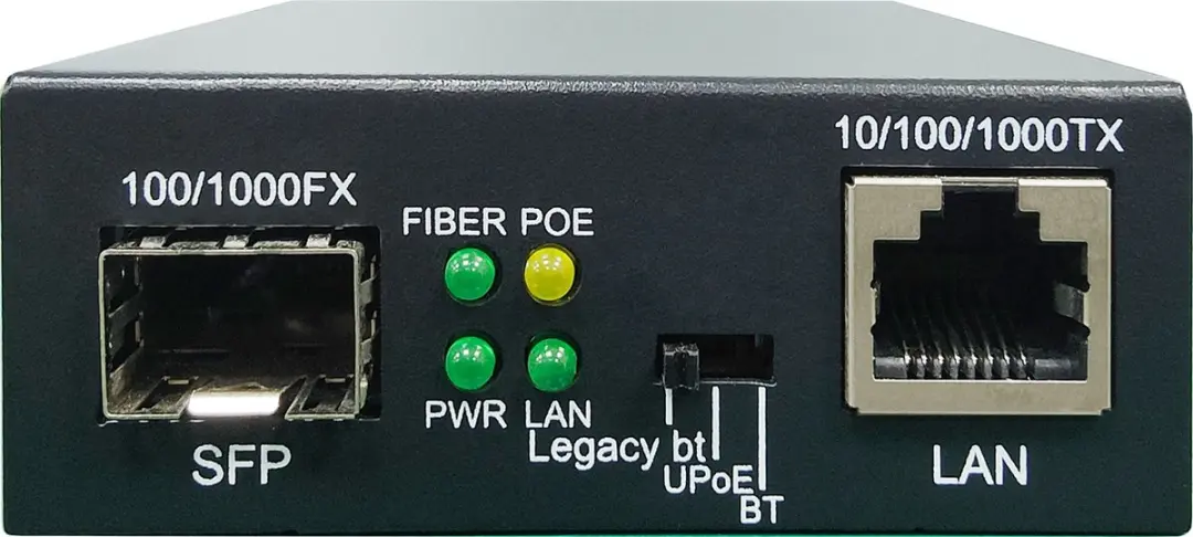 LevelOne GVT-2016 Netwerk Media Converter - 1000 Mbit/s - Zwart