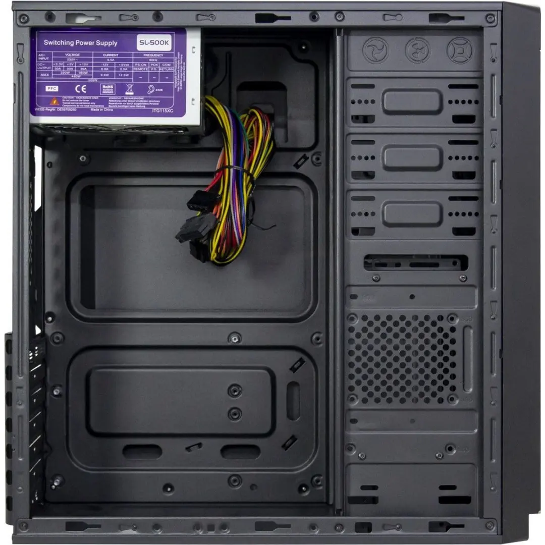 Inter-Tech IT-5916 Midi Tower - Zwart