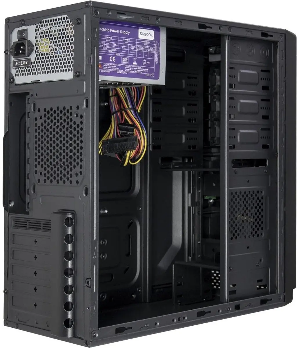 Inter-Tech IT-5916 Midi Tower - Zwart