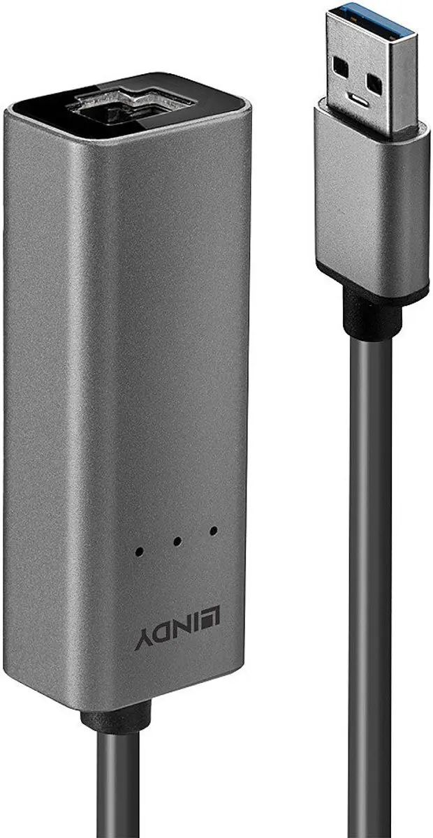Lindy 2.5 Gbit/s USB-A Netwerkadapter - RJ45