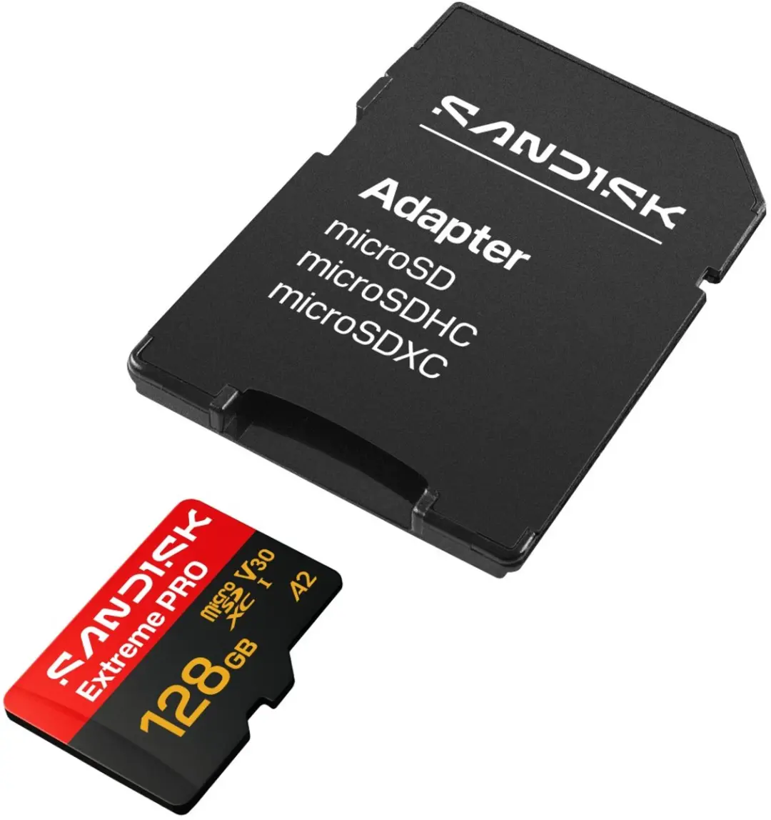 SanDisk microSDXC Extreme PRO SDSQXCJ-128G-GS6MA 128GB - 5K/4K UHD