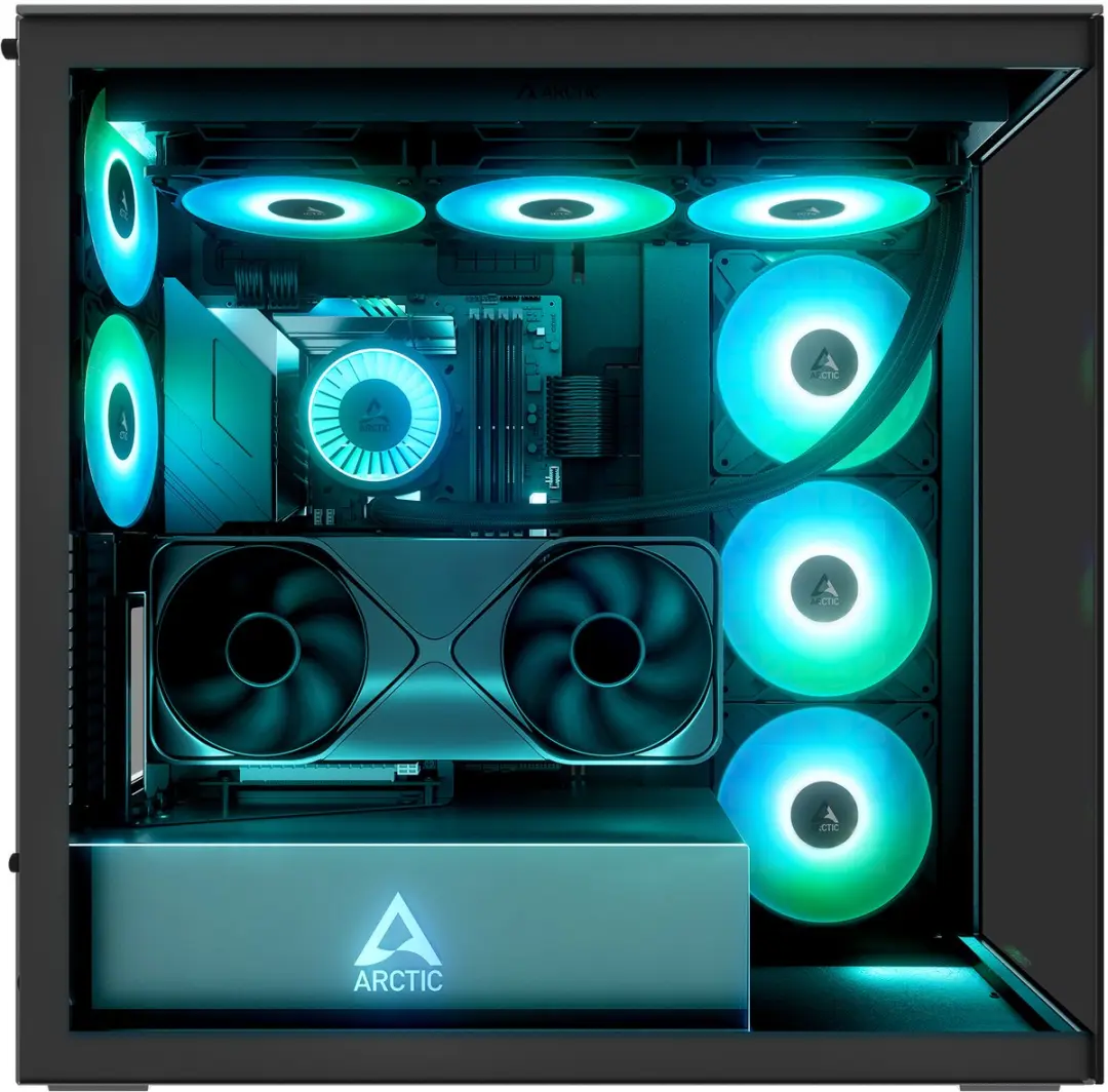 Arctic Xtender VG Midi Tower - Zwart