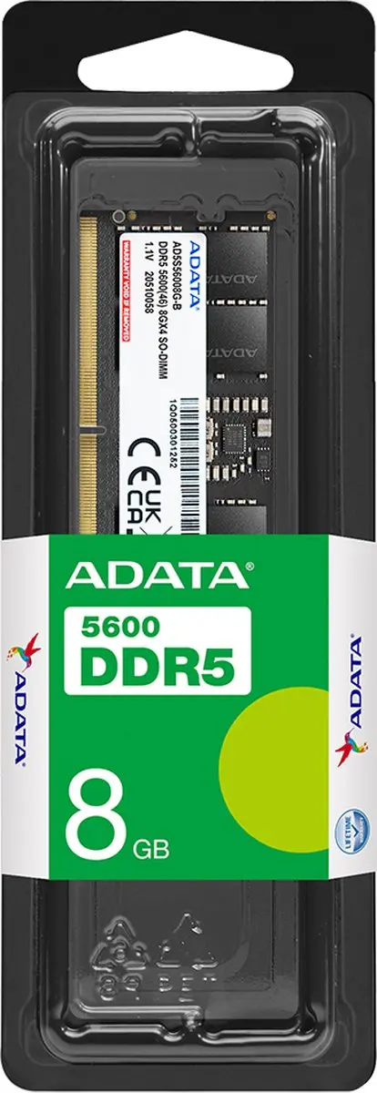 ADATA AD5U56008G-S DDR5 Geheugen 8GB 5600
