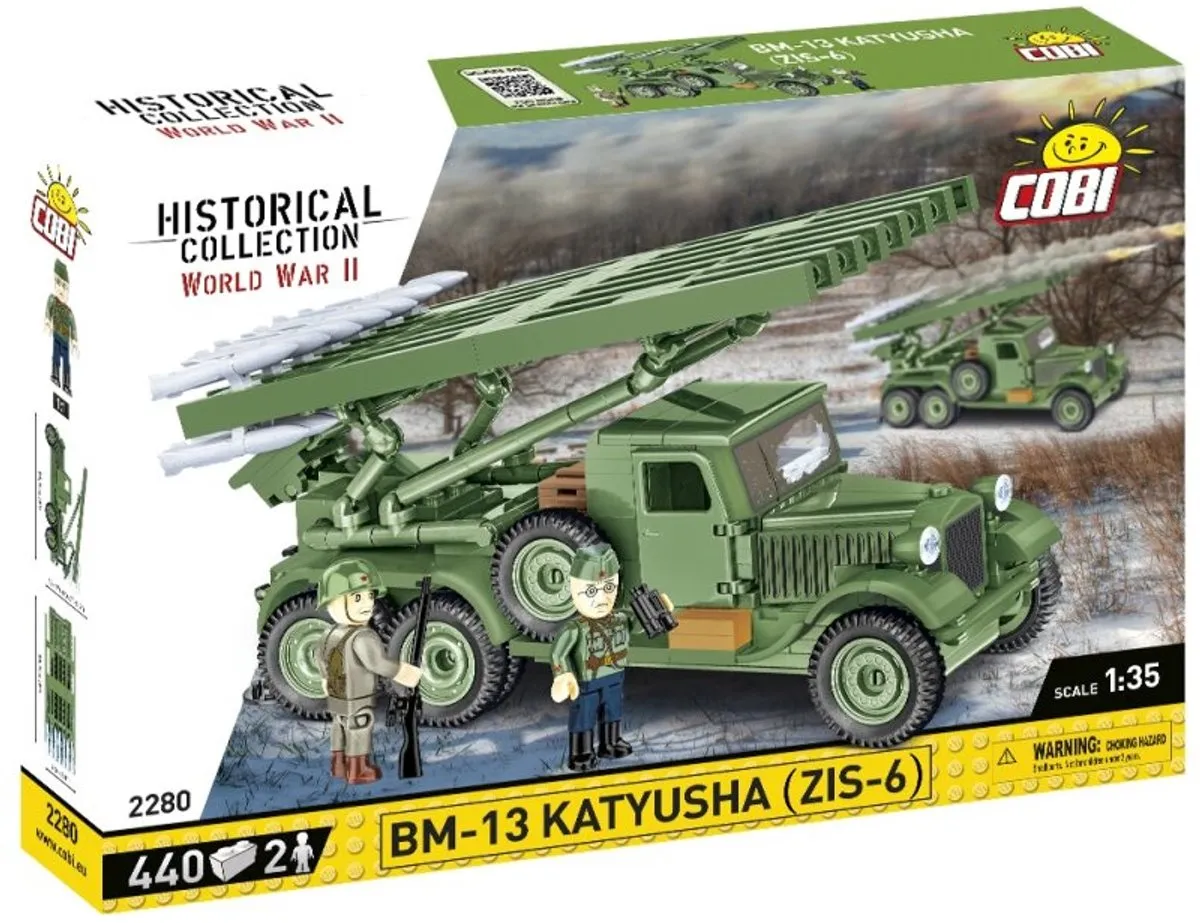 Cobi BM-13 Katjoesja Raket LAU - 440 Onderdelen - Meerkleurig