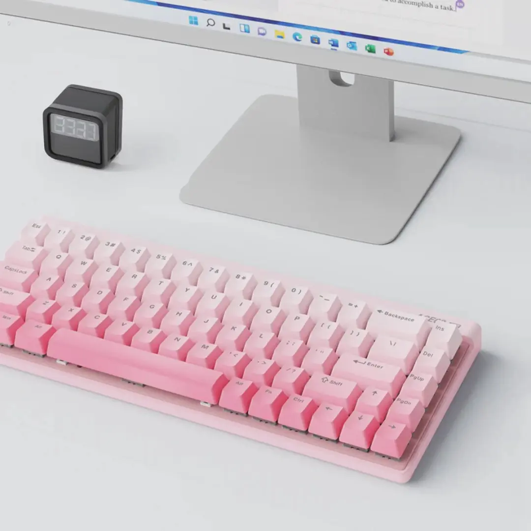 MCHOSE Ace 68 Air Gamingtoetsenbord - Hall Effect - Peach