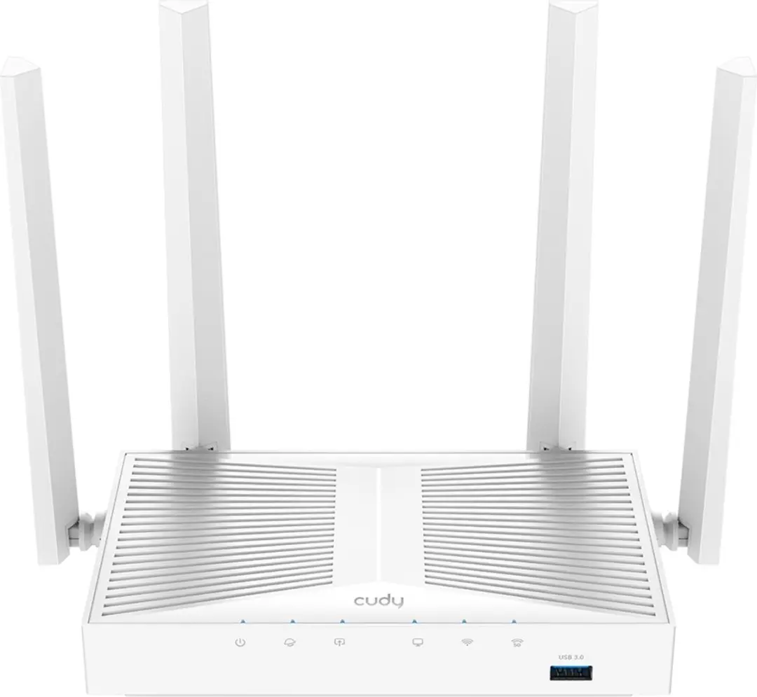 Cudy WR1300 Dual-Band Router - Wi-Fi 5 - 5x Gigabit - Wit