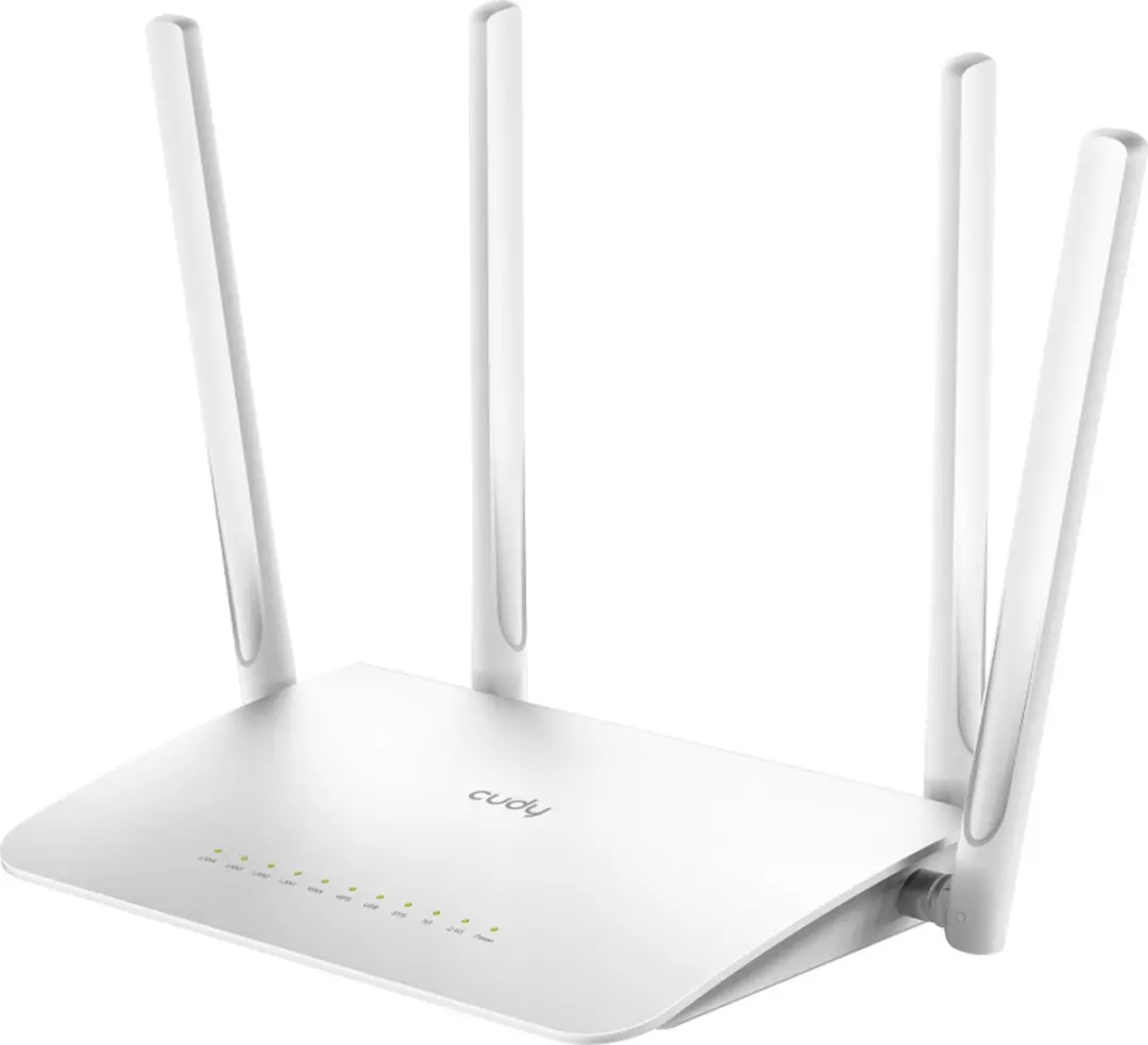 Cudy WR1300 Dual-Band Router - Wi-Fi 5 - 5x Gigabit - Wit