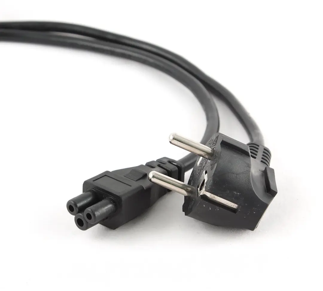 Cablexpert C5 CEE 7/7 Stroomkabel 3x0,75mm² - 3m - Zwart