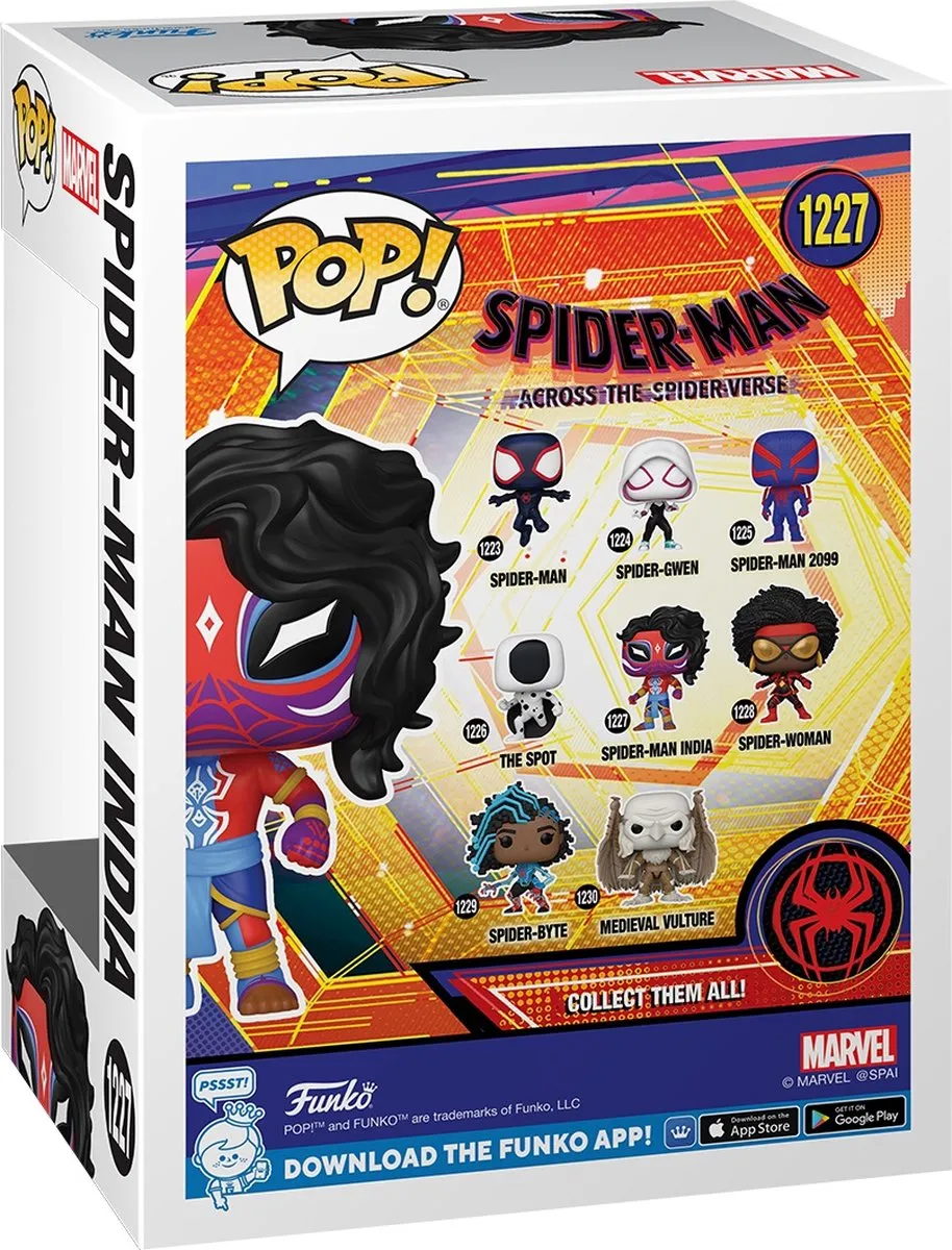 Funko Pop Marvel Spider-Man India #1227 - Multi