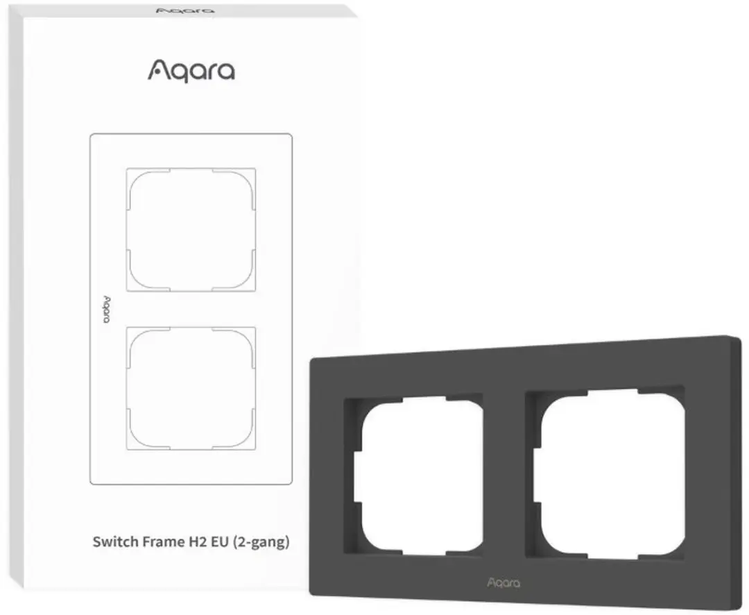Aqara Switch Frame H2 EU 2-Gang - Grijs