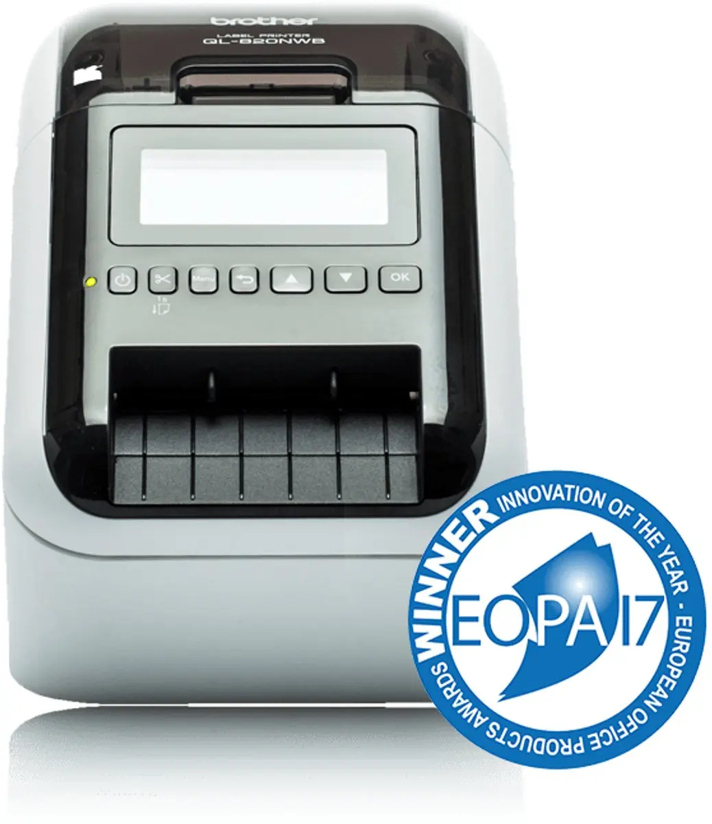 Brother QL-820NWB Labelprinter - 2-Kleuren - Zwart/Rood