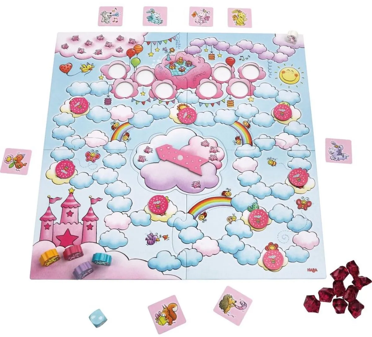 Haba Eenhoorn Flonkerglans Party - Educatief spel 2-6 spelers - afbeelding 6 van 6