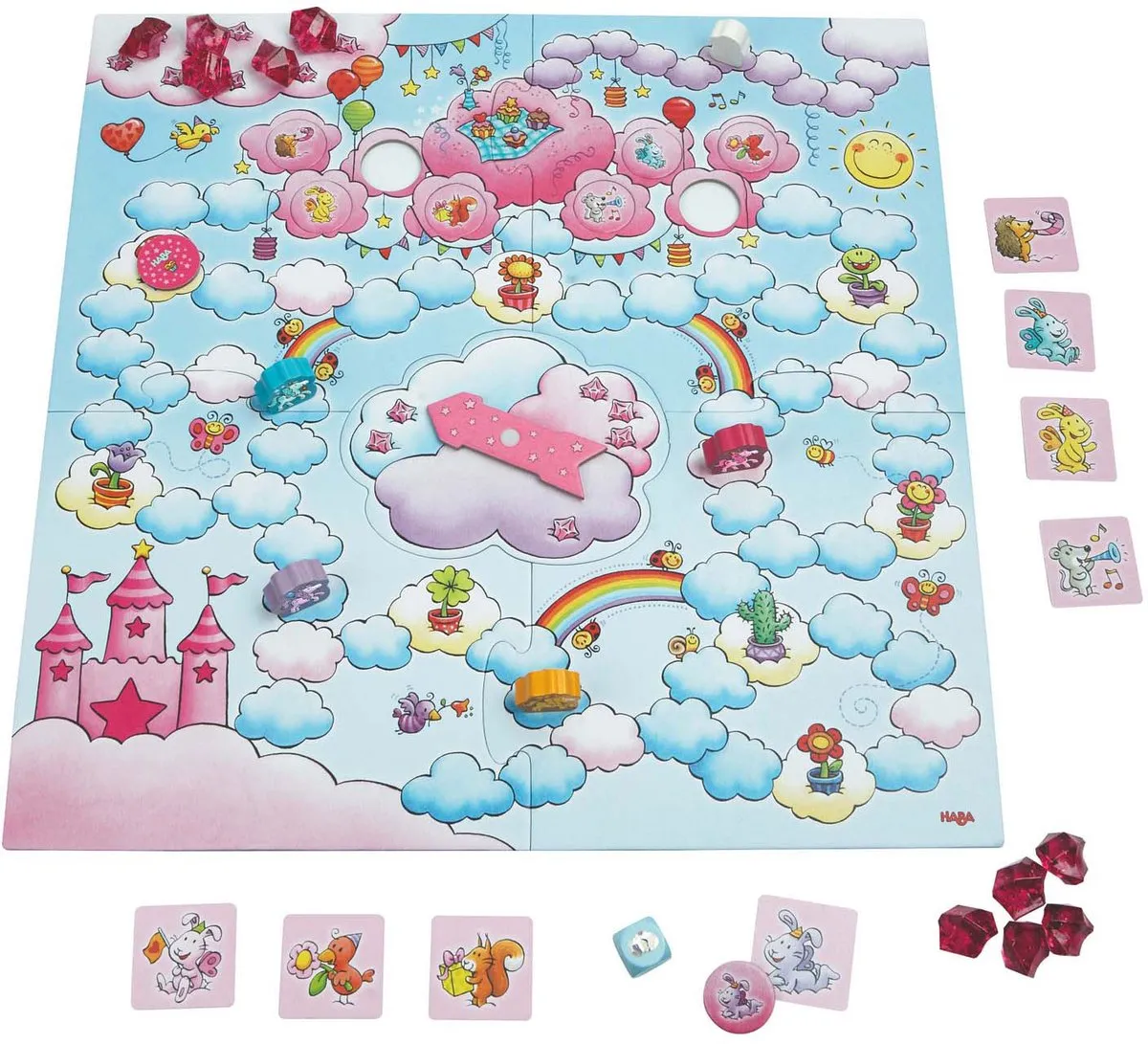 Haba Eenhoorn Flonkerglans Party - Educatief spel 2-6 spelers