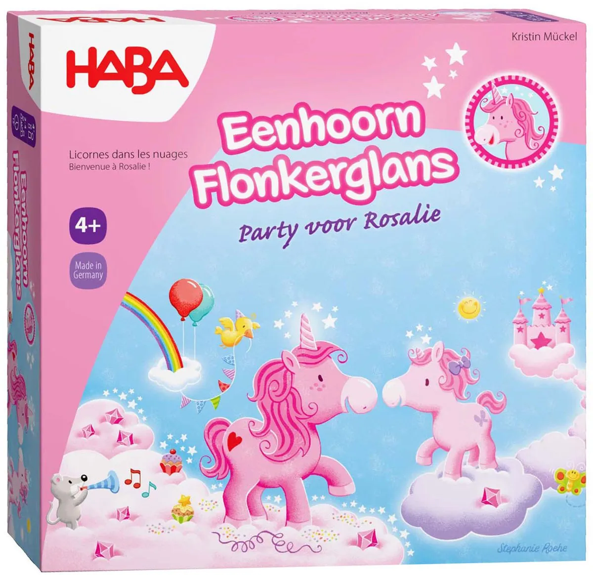 Haba Eenhoorn Flonkerglans Party - Educatief spel 2-6 spelers