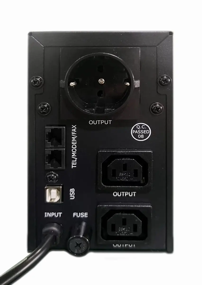 EnerGenie EG-UPS-032 UPS 850VA - 3 Stopcontacten - Zwart