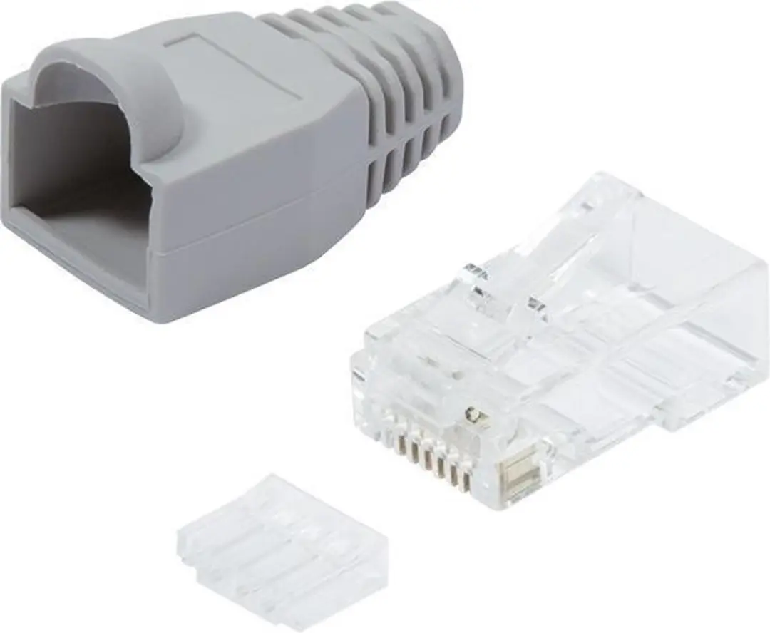 Logilink CAT6 RJ45 Connector - 100 Stuks - Transparant - afbeelding 6 van 6