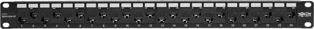 Tripp Lite N254-024-OF Patchpaneel 1U - Zwart