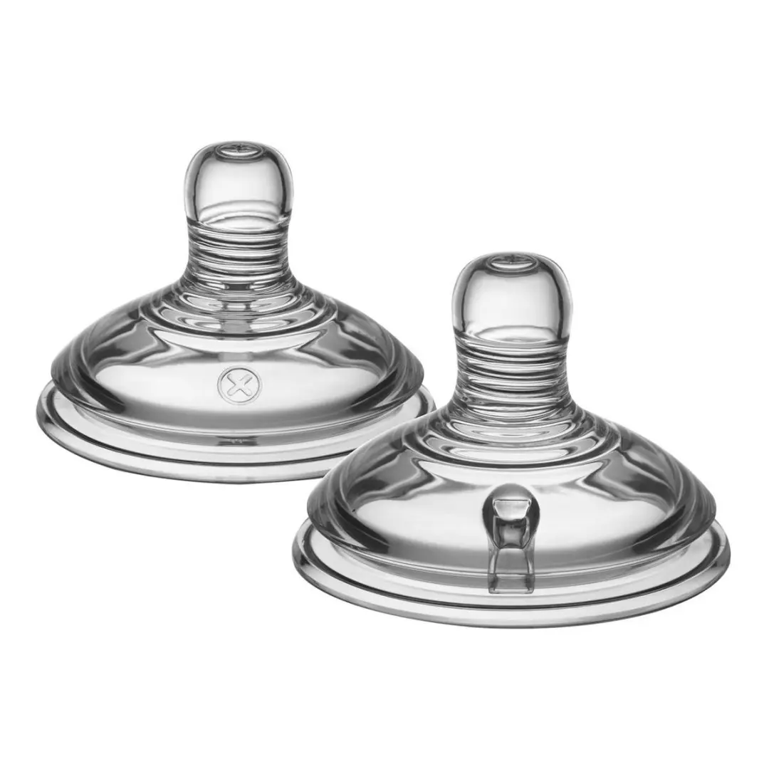 Tommee Tippee Variflow Flesspeen 2 Stuks - Transparant