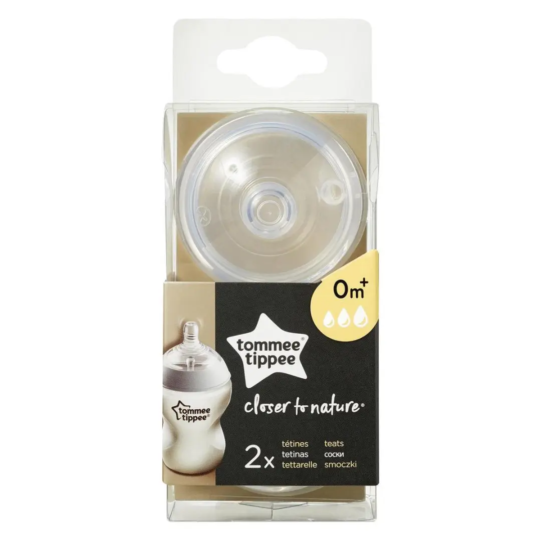 Tommee Tippee Variflow Flesspeen 2 Stuks - Transparant