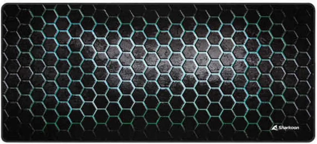 Sharkoon Skiller SGP30 Muismat XXL 900x400mm - Mesh - Zwart/Groen - afbeelding 6 van 6