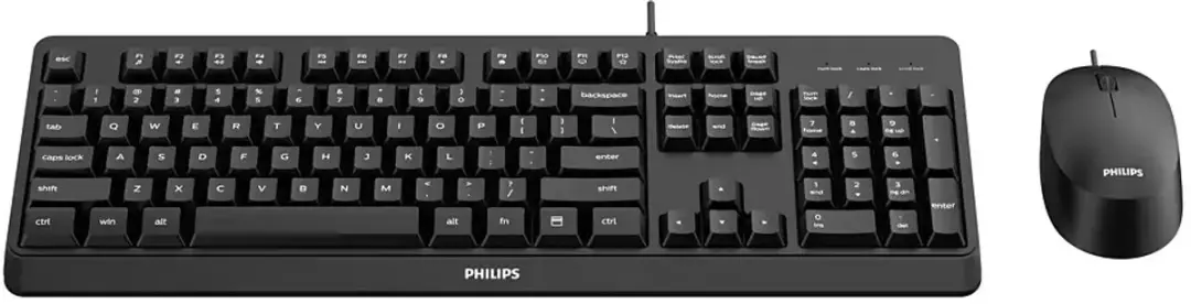 Philips 2000 Series SPT6207BL/00 Toetsenbord met Muis - Zwart