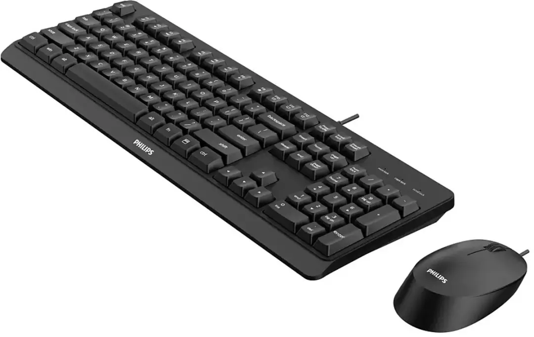 Philips 2000 Series SPT6207BL/00 Toetsenbord met Muis - Zwart