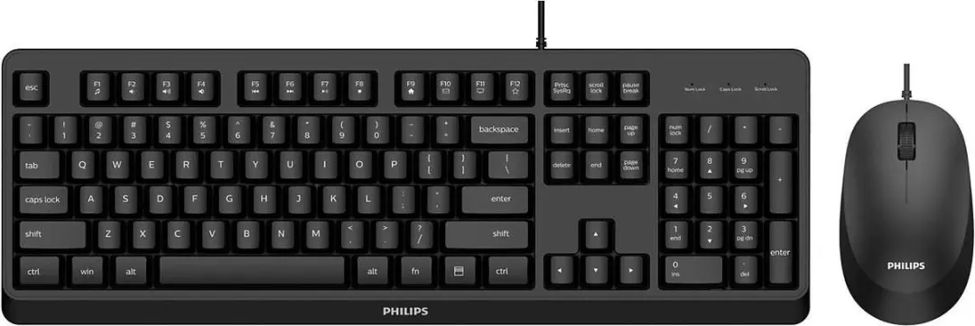 Philips 2000 Series SPT6207BL/00 Toetsenbord met Muis