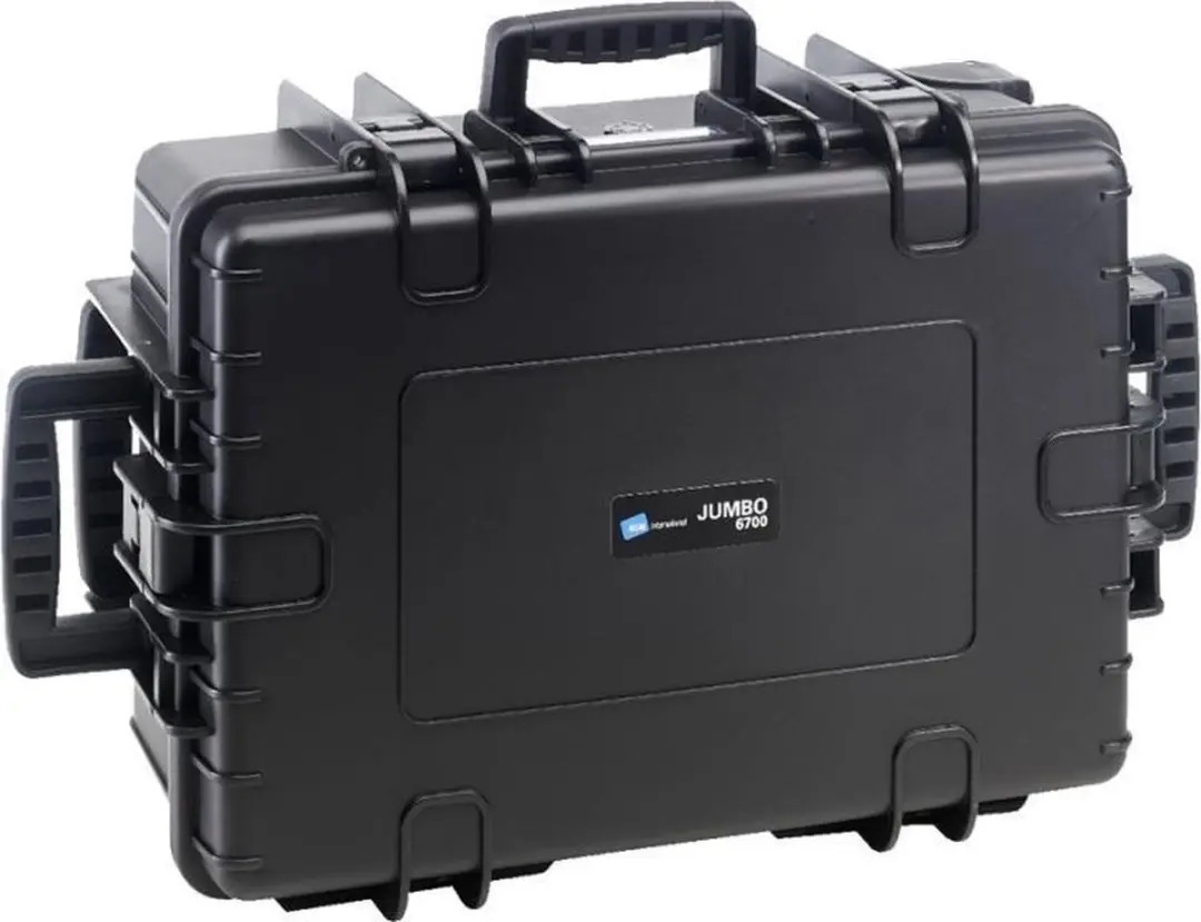 B&W Jumbo 6700 Gereedschapskoffer 117.19/P - 3 Compartimenten - Zwart