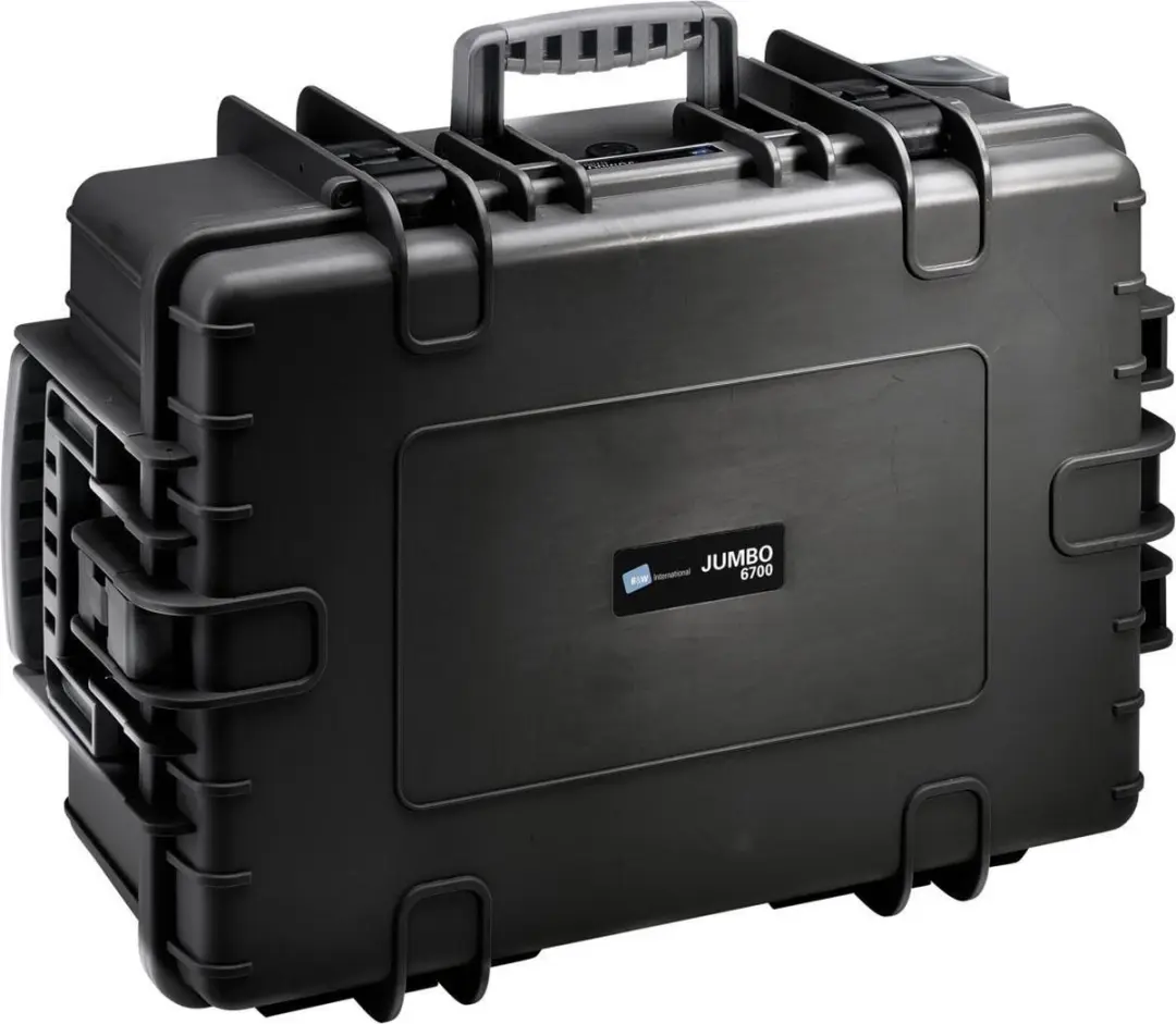 B&W Jumbo 6700 Gereedschapskoffer 117.19/P - 3 Compartimenten - Zwart