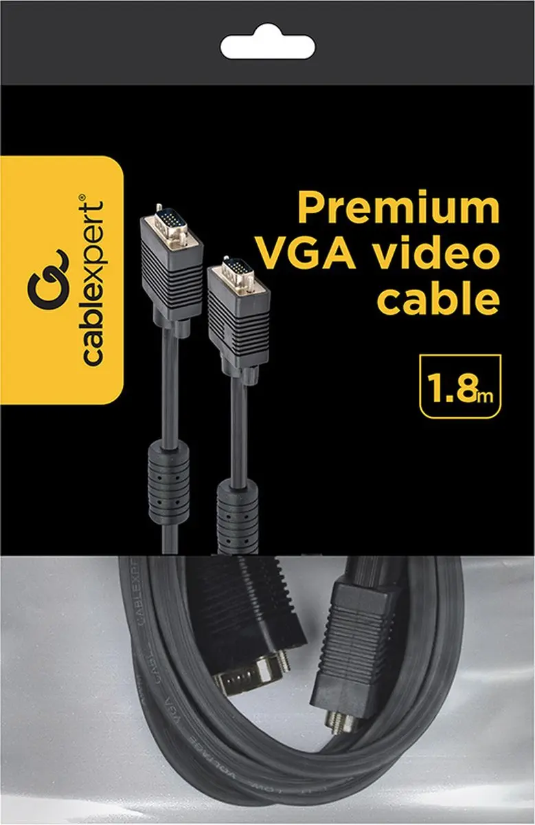 Cablexpert VGA Kabel 3m - Zwart