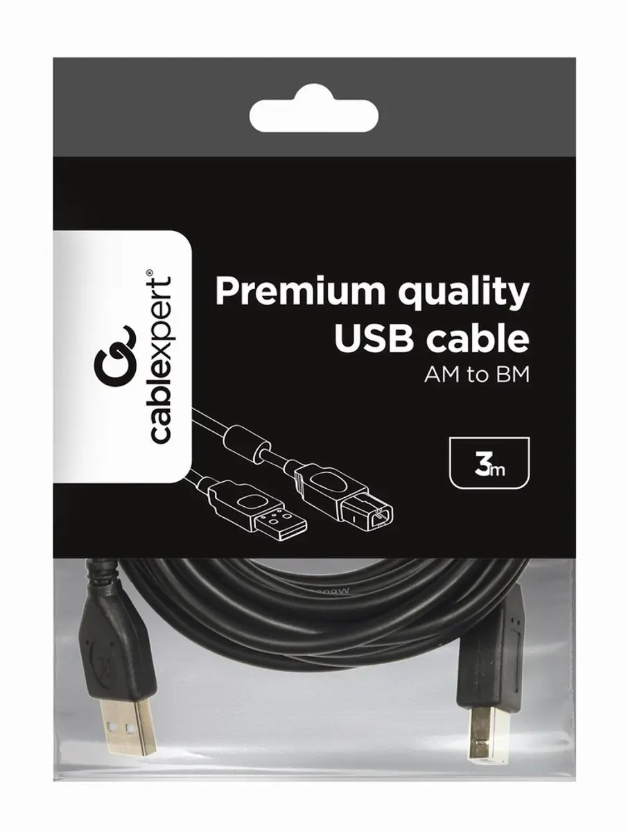 Cablexpert USB 2.0 A(m)-B(m) Kabel 3m - CCF-USB2-AMBM-10