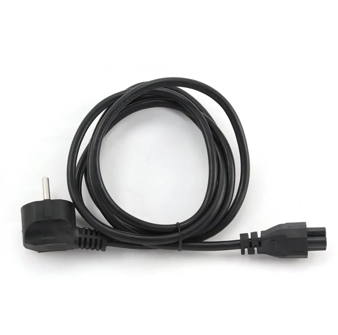 Cablexpert Apparaatsnoer C5 recht - Haaks 1,8m - 3x0,75mm² Zwart