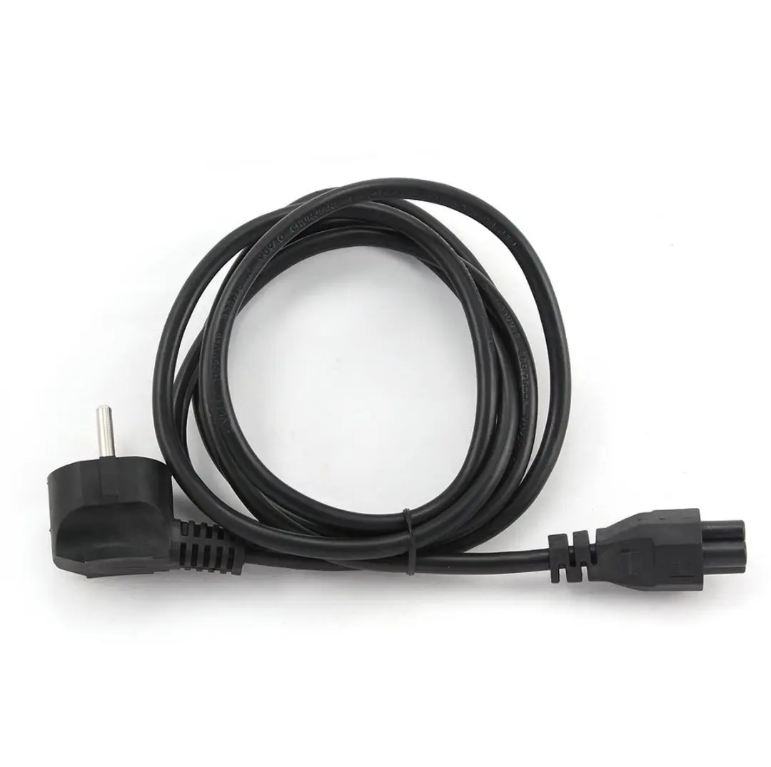 Cablexpert Apparaatsnoer C5 recht - Haaks 1,8m - 3x0,75mm² Zwart